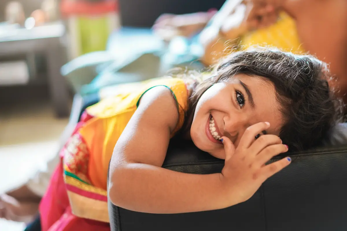 Child receiving speech and language therapy in Hyderabad